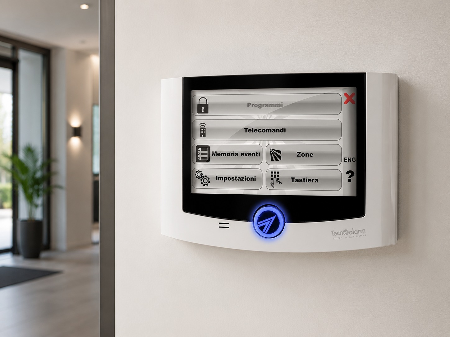 Nuova Tastiera Touchscreen Tecnoalarm EV 430 PROX